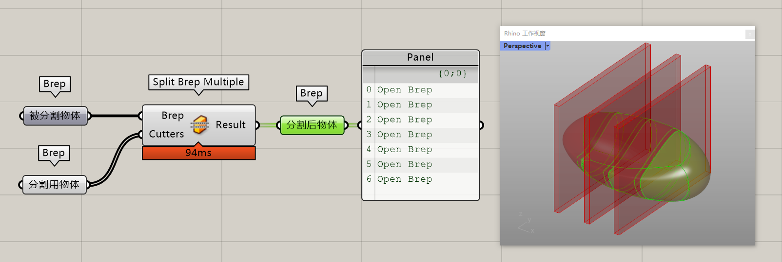 Split Brep Multiple