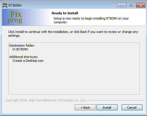 2.2 Installing the Main Software