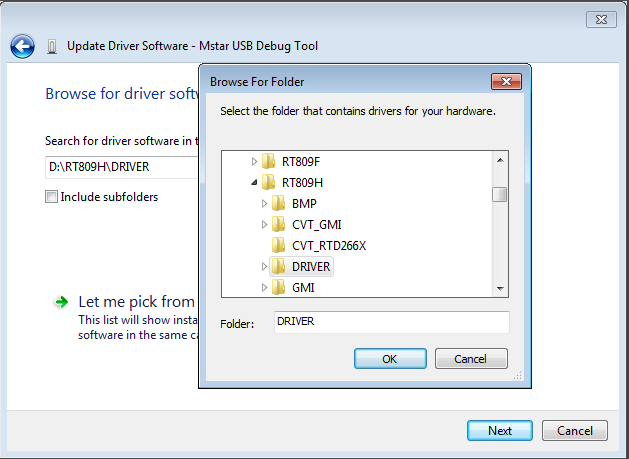 2.3 Manual Installing the drivers